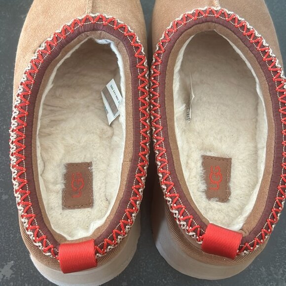 UGG Tazz Chestnut Platform Slippers Sandals - Picture 3 of 8